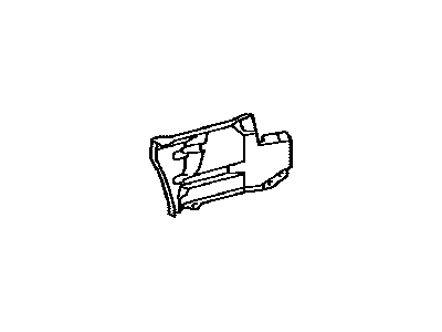 Lexus 58316-35040 Extension, Rear Floor Side Panel, Rear RH