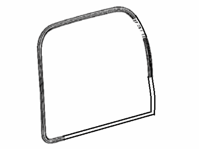 Lexus 67881-60140 Weatherstrip, Back Door