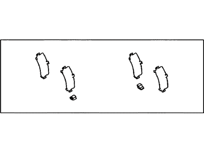 Lexus 04946-60140 SHIM Kit, Anti SQUEAL