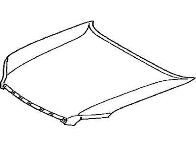 Lexus 53301-60640 Hood Sub-Assembly