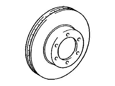 Lexus 43512-60191 Disc, Front