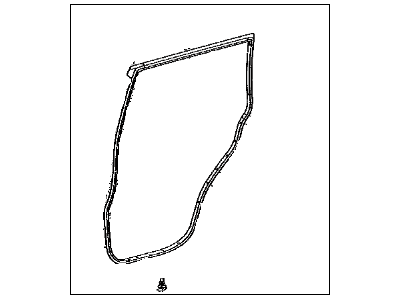 2018 Lexus GX460 Door Seal - 67871-60130