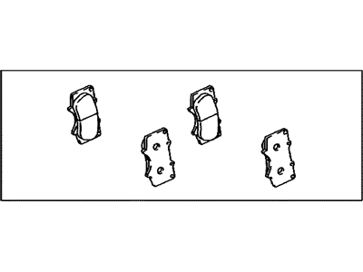 Lexus GX460 Brake Pad Set - 04465-35330