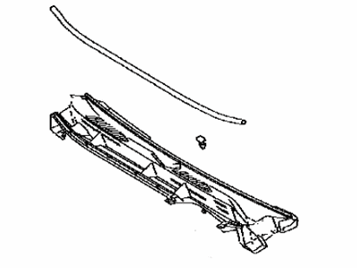 Lexus 55708-60161 LOUVER Sub-Assembly, COWL