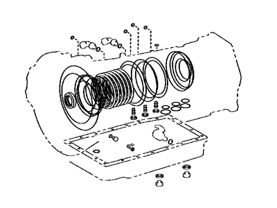 Lexus 04351-35540 Gasket Kit, TRANSAXLE