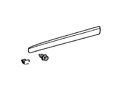 Lexus 75071-60061-E0 MOULDING Sub-Assembly, Front