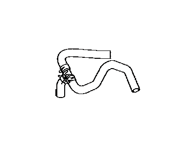 Lexus 87209-60D90 Hose Sub-Assembly, Water