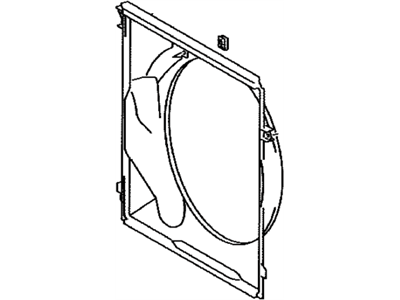 Lexus 16711-38170 Shroud, Fan