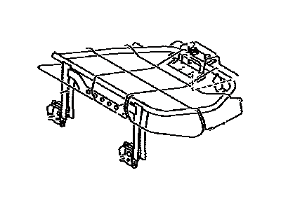 Lexus 71016-60170 Frame Sub-Assembly, Rear Seat