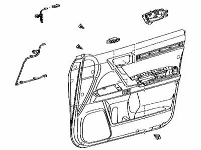 Lexus 67610-6AC50-C3 PANEL ASSY, FR DOOR