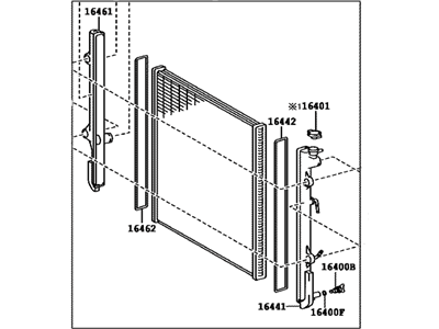 Lexus 16400-38253 Radiator Assembly