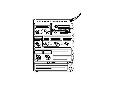 Lexus 89616-20060 Label, Push Start Information