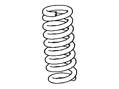 Lexus 48131-60K20 Spring, Coil, Front