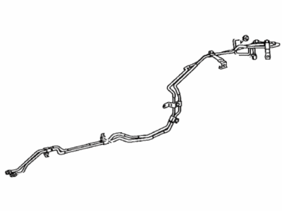 Lexus 48880-60050 Tube Assembly, Rear STABILIZER Control