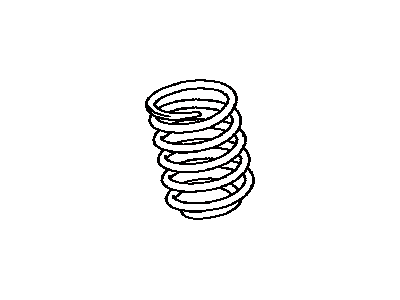 Lexus 48231-60J11 Spring, Coil, Rear