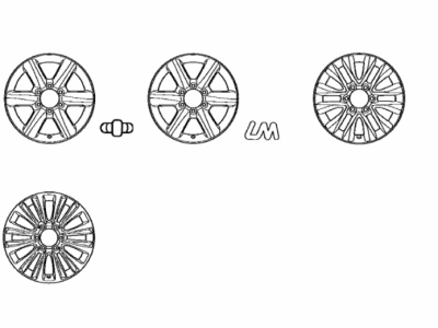 Lexus 42611-60E60 Wheel, Disc