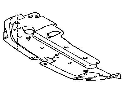 Lexus 53292-60090 Seal, Radiator Support