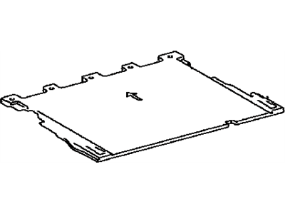 Lexus 58579-60010 Pad, Rear Floor