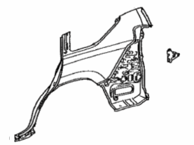 Lexus 60161-60C00 Panel Sub-Assembly, Quarter