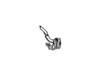 Lexus 53420-30220 Hinge Assembly, Hood, LH