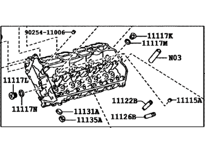 Lexus Cylinder Head - 11102-39175