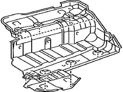 Lexus 77606-48060 Protector Sub-Assy, Fuel Tank, NO.1