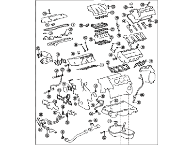 Lexus 04112-31271 Gasket Kit, Engine Valve Grind