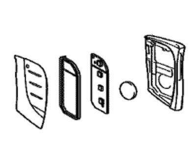 Lexus 89072-50F50 Housing Set, Door Control Transmitter