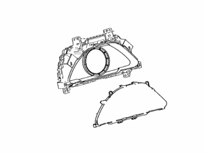 Lexus 83800-50E85 Meter Assembly COMBINAT