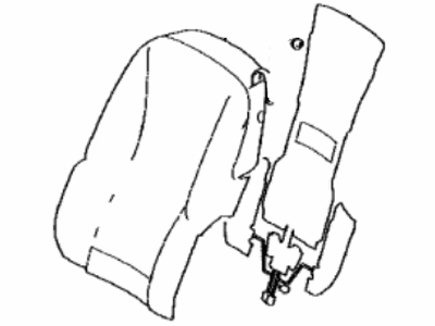 Lexus 71078-50K00-C5 Rear Seat Cover Sub-Assembly