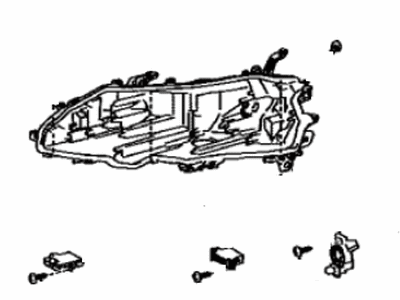 Lexus 8111B-50D60 Housing, HEADLAMP W