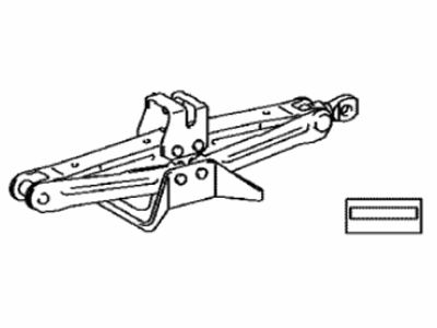 Lexus 09110-50040 Jack Assembly, PANTOGRAP