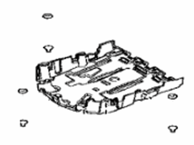 Lexus 58398-50030 Cover, Floor Under