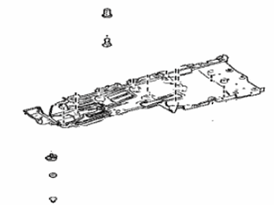 Lexus 58401-50010 Board Sub-Assembly, Floor