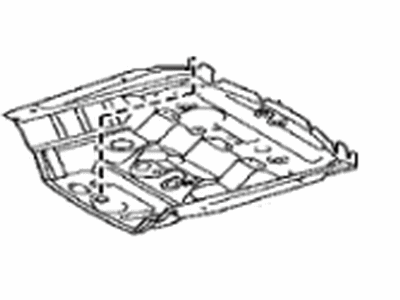 Lexus 58301-50904 Pan Sub-Assy, Rear Floor