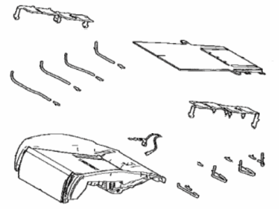 Lexus 71502-50050 Pad Sub-Assembly, Front Seat