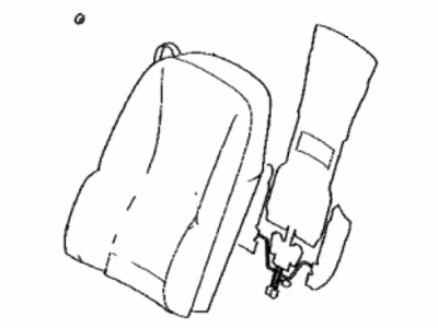 Lexus 71077-50N30-E1 COVER SUB-ASSY, RR S