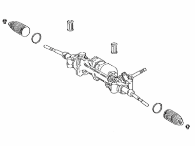 2021 Lexus LS500h Steering Gear Box - 44250-50533