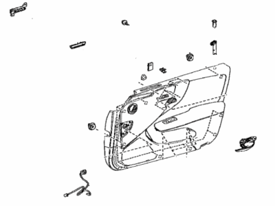 Lexus 67620-50M00-57 PANEL ASSY, FR DOOR