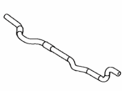 Lexus 16552-70040 Hose, Sub-Radiator