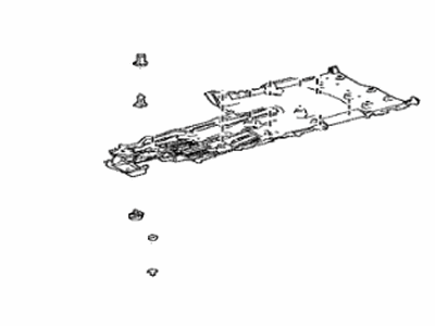 Lexus 58402-50012 BOARD SUB-ASSY, FLOO