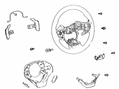 2021 Lexus LS500h Steering Wheel - 45100-50441-22