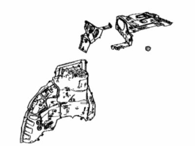 Lexus 61603-50900 Panel Sub-Assembly, QUAR