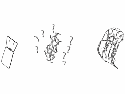 Lexus 71505-50012 Pad Sub-Assembly FR Sea