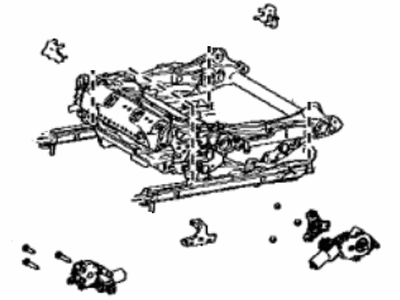 Lexus 72020-50390 ADJUSTER Assembly, Front Seat