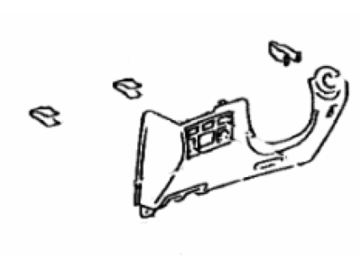 Lexus 55433-60060 Panel, Instrument Panel Finish, Lower LH