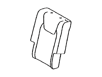 Lexus 71077-0E040-B0 Rear Seat Back Cover, Right (For Separate Type)