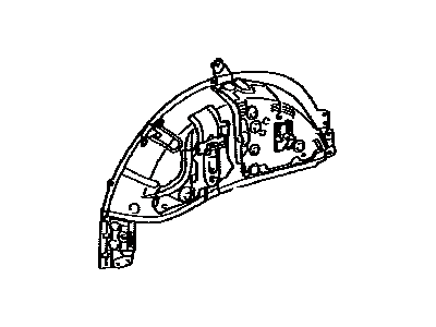 Lexus 61607-0E020 Panel, Quarter Wheel House, Inner RH