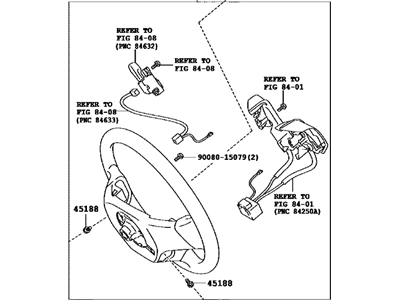 Lexus RX450h Steering Wheel - 45100-0E220-C2