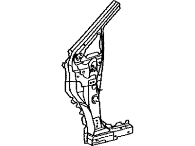 Lexus 61109-0E901 Reinforce Sub-Assy, Front Body Pillar, Lower LH